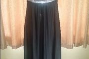 Stella black maxi dress Perfect condition size XL UK14 EU42 Postage included