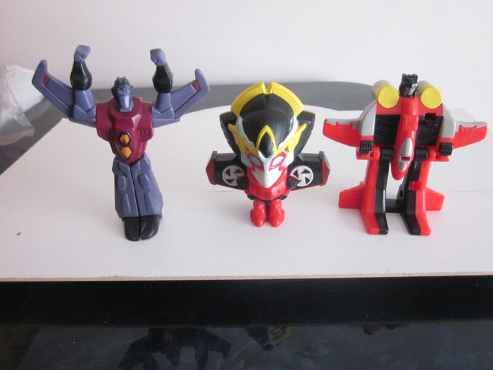 Vintage Mc Donalds Happy Meal transformers Armada Starscream Toy FiguresX3