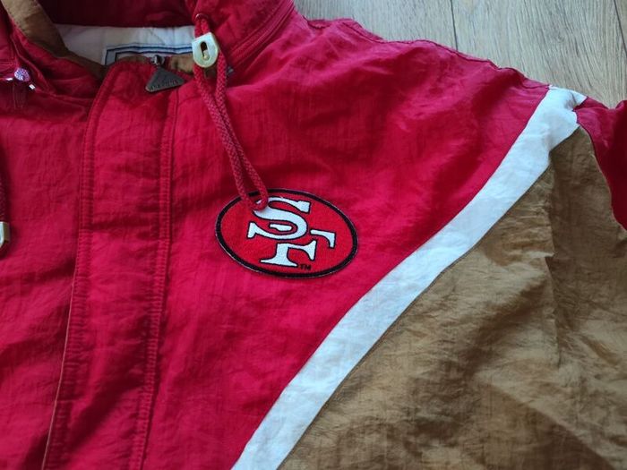 Vintage San Francisco 49er jacket jumper NFL authentic pro line Apex one mens L