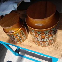 2 Vintage Storage Jars