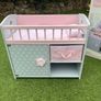 Dimples Wooden Baby Doll Bed and Changing Station EUC Image 3