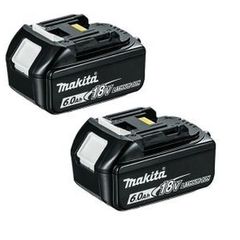 Makita BL1860B 18V 6.0Ah LXT Lithium-Ion Battery (Twin Pack)