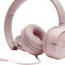 JBL T500 in Pink Over Ear Lightweight / Foldable Headphones with Pure Bass Sound 1-Button Remote / Built-In Microphone Image 5