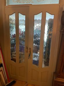 Interior double doors (no frame)