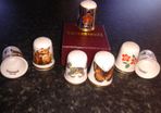 Caverswall fine bone china thimbles
