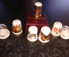 Caverswall fine bone china thimbles