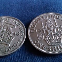 1948 Shillings. Scottish & English.