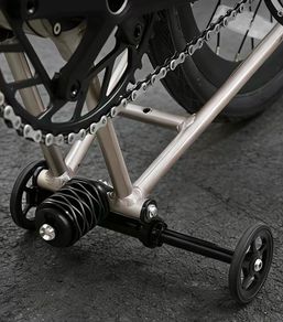 Brompton Easy Wheels Extender Bar + 2 72mm wheels