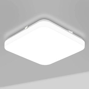 Ceiling Lights 24W, 2500lm Super Bright Square LED Ceiling Light, Daylight White 5000K, Light Fittings Ceilings for Office, Living Room, Bedroom, Kitchen, Hall, Porch and More, 30x30cm (FREE POSTAGE)