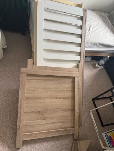 Tutti Bambini Modena 3-in-1 Cot Bed  White Oak