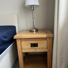 Bedside locker - solid oak