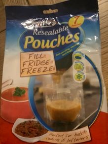 12 Resealable Freezer Pouches