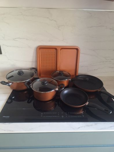 Premium Induction Copper Pots and Pans