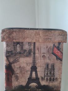 Paris Folding Ottoman Storage Box