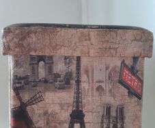 Paris Folding Ottoman Storage Box