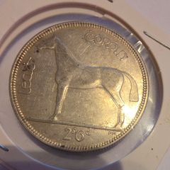 silver half crown 1934