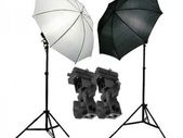 Flash Umbrella Light Stand Plus 2 Bracket Kit