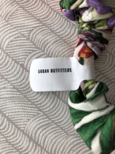 Scarf scrunchie hair bow
