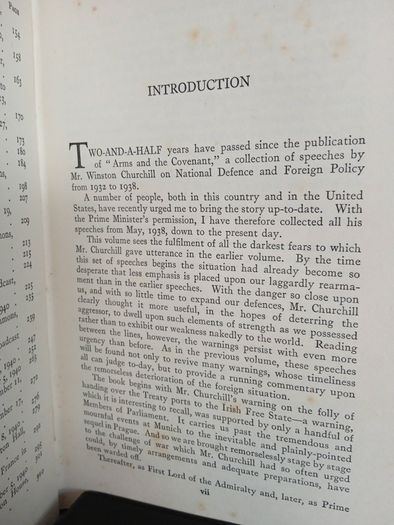 Into Battle: Speeches by the Right Hon. Winston S. Churchill Compiled by Randolph S. Churchill (HQ871)