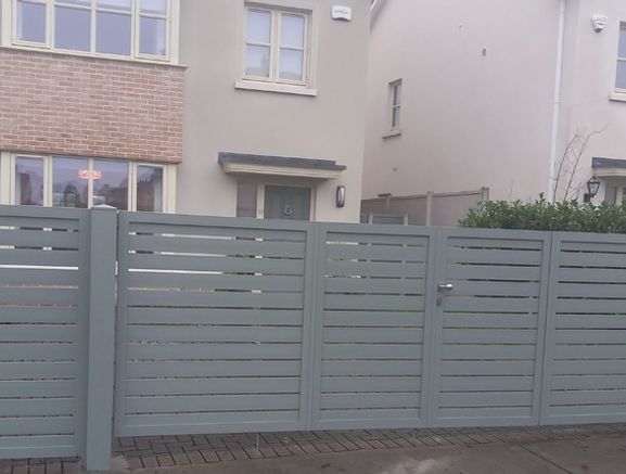 gates & fences  made of aluminum