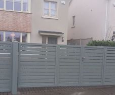 gates & fences  made of aluminum