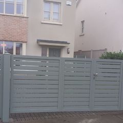 gates & fences  made of aluminum