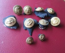 Naval Buttons Military