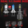 Super Bright 2pcs H7 LED Headlight Bulbs for Auto Fog Lights High Bright High Low Beam Image 5