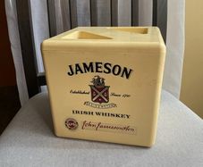 Vintage Jameson Irish Whiskey Plastic Ice Bucket with Liner & lid
