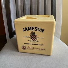 Vintage Jameson Irish Whiskey Plastic Ice Bucket with Liner & lid