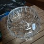 CRAZY CHEAP Waterford Crystal Eagle & Waterford Crystal Tralee Bowl & Bronze Metal Art Nouveau period Vintage Large Candelabra - early 1900's Image 7