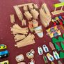 Wooden Train Table 100 piece set (plus two other smaller add-on sets) Image 4