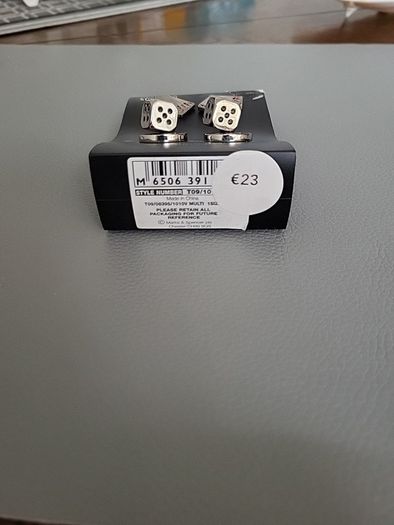 Cufflinks  x 3 pair