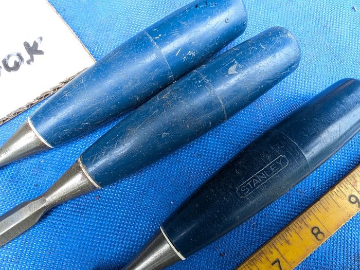 A set of Stanley Chisels