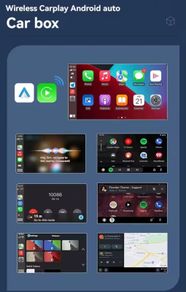 2 in 1 Wireless CarPlay Android Auto Adapter Apple Car play Dongle Mini Ai Box