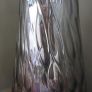 Large Grey Glass Vase Image 3