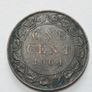 1904 Canada  1 Cent Coin Image 2