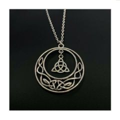 Silver Irish Knot Necklace - nice gift