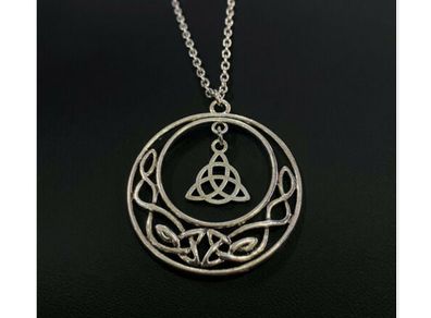Silver Irish Knot Necklace - nice gift