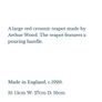 Large Author Wood Tea Pot (vintage) Image 5