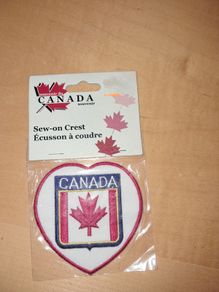 Sew on crest