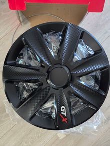 15inch GTX Alloy wheel covers X 4 (CARBON BLACK)