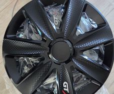 15inch GTX Alloy wheel covers X 4 (CARBON BLACK)