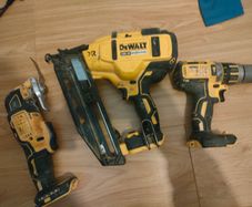 Dewalt xr pin gun , Dewalt drill and Dewalt multitool
