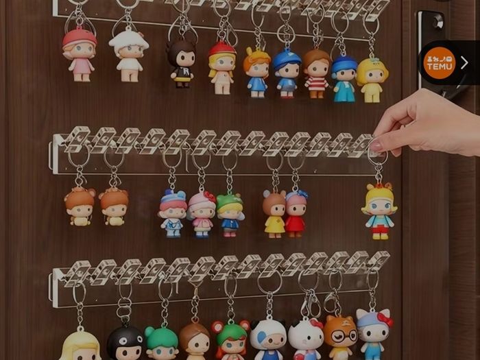 Only 1 Euro Each Or All 6 For Only 5 Euro!! - Brand New Self Adhesive Wall Mounted Jewellery Organiser Rack x8 Hooks - RRP - 1.16