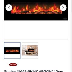 Stanley NMARWH140 ARGON 140cm Wall Mounted Electric Fire