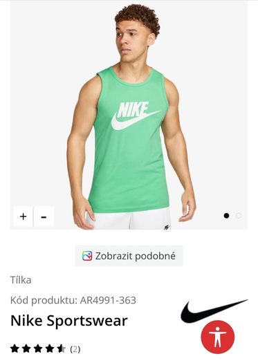 x2 Bundle - Nike Sleeveless Top Bundle - RRP - 32.00 & RRP - 15.00 = RRP - 47.00