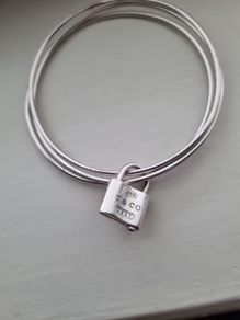 tiffany 3 bangle padlock bracelet