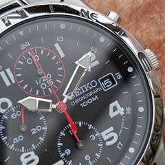Watch Seiko Military Chronograph. Quartz