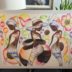 Stunning Original Framed Painting From Dominican Republic - Can Deliver